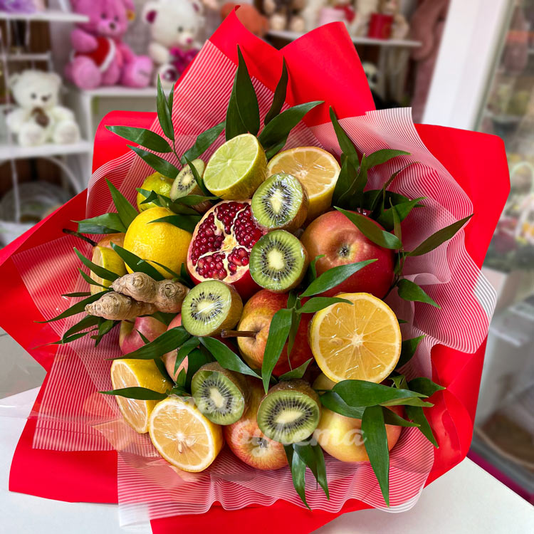 Съедобный букет №10 (на столе)