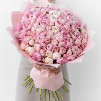 151 розовый пион